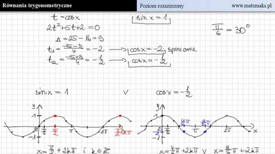 Równania trygonometryczne i iloraz - zagadki matematyczne - Shofer